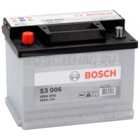 Аккумулятор BOSCH S3 006 0092S30060 56 Ач (A/h) прямая полярность - 556401048