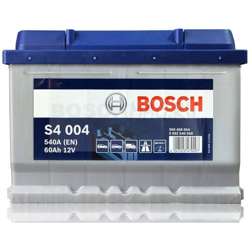 Аккумулятор BOSCH S4 004 0092S40040 60 Ач (A/h) обратная полярность - 560409054