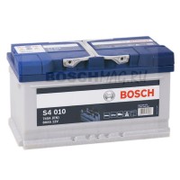 Аккумулятор BOSCH S4 010 0092S40100 80 Ач (A/h) обратная полярность - 580406074