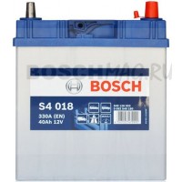 Аккумулятор BOSCH S4 018 0092S40180 40 Ач (A/h) обратная полярность - 540126033