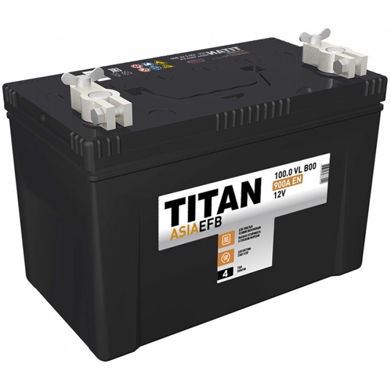 Аккумулятор TITAN ASIA EFB 6CT-100.0 VL
