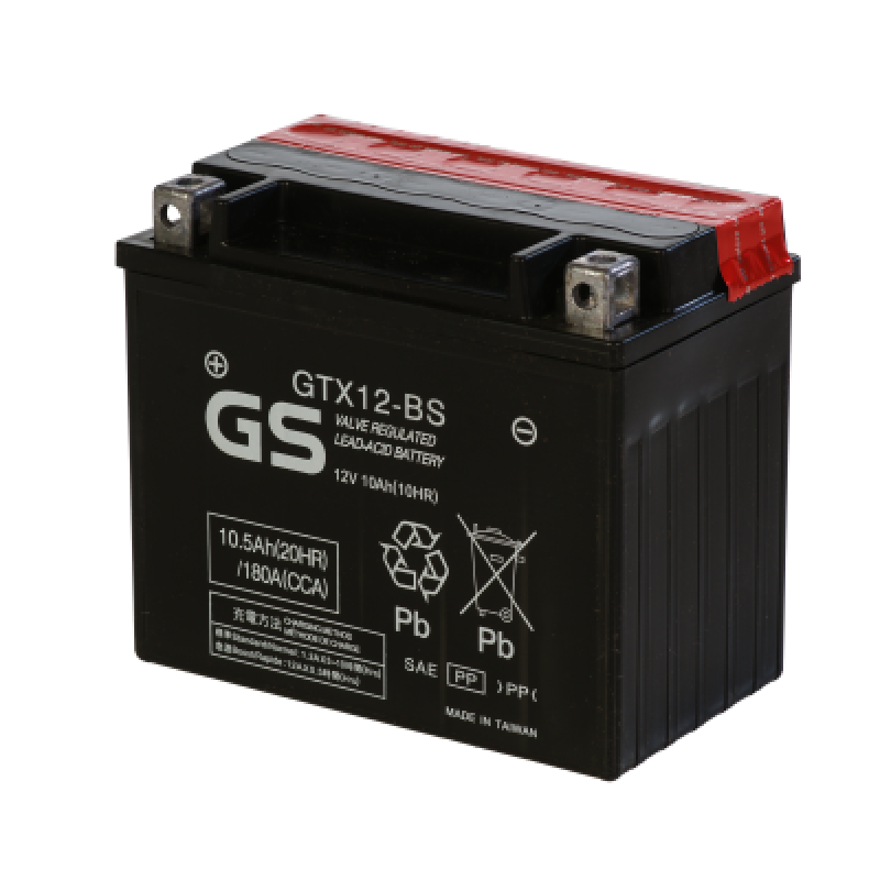 Аккумулятор GS YUASA GS GTX12-BS 10Ач 12В 180А прямая полярность (1)