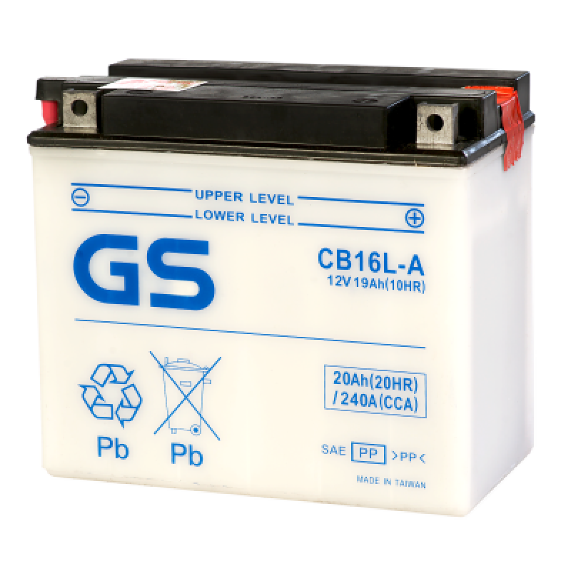 Аккумулятор GS YUASA GS CB16L-A 19Ач 12В 240А обратная полярность (0)