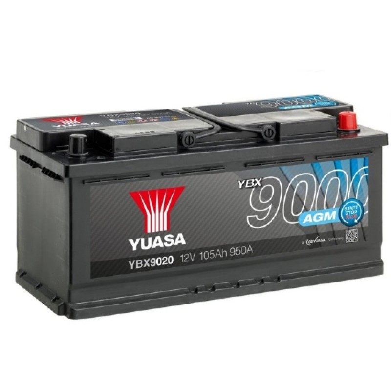 Аккумулятор GS YUASA YUASA YBX9020 105Ач 12В 950А обратная полярность (0)