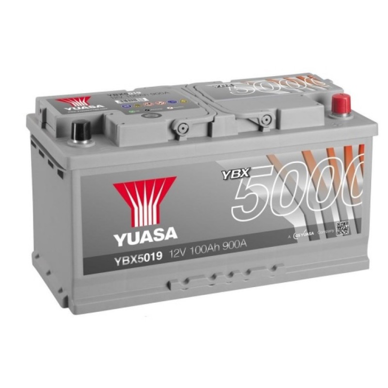 Аккумулятор GS YUASA YUASA YBX5019 100Ач 12В 900А прямая полярность (1)
