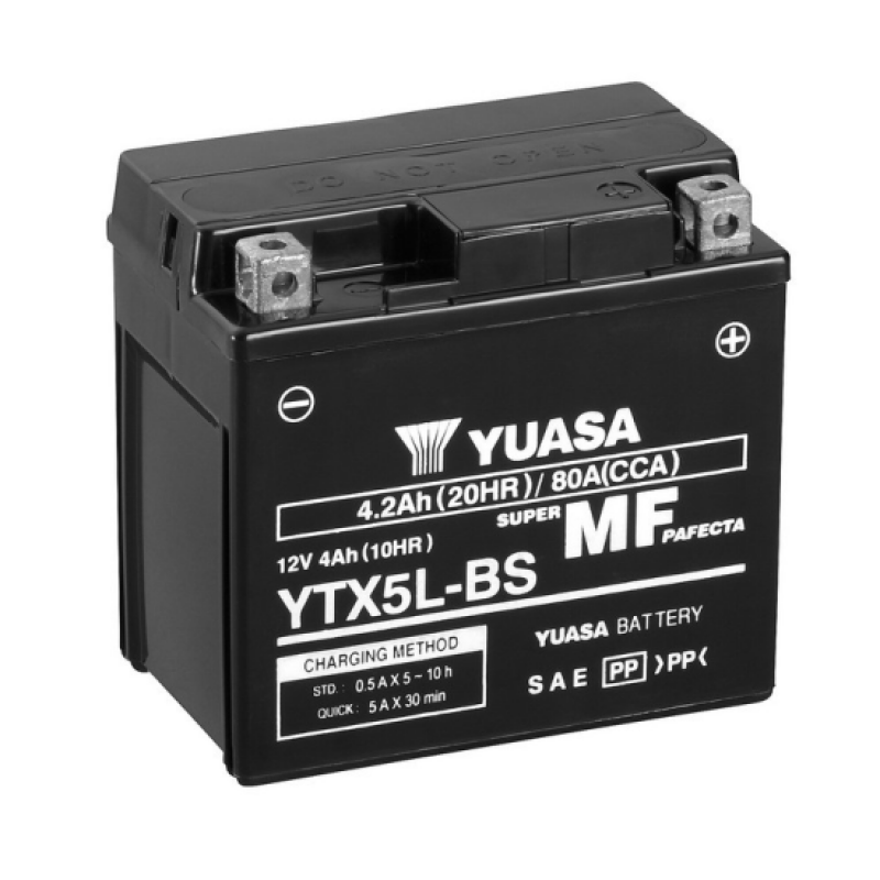 Аккумулятор GS YUASA YUASA YTX5L-BS 4Ач 12В 80А обратная полярность (0)