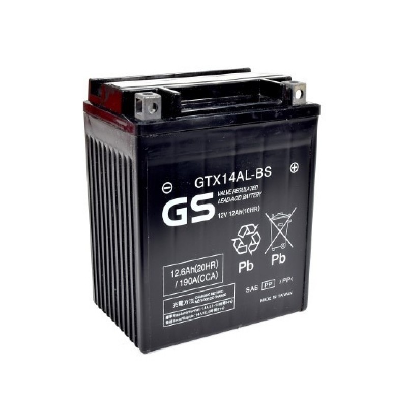 Аккумулятор GS YUASA GS GTX14AL-BS 12.6Ач 12В 190А обратная полярность (0)
