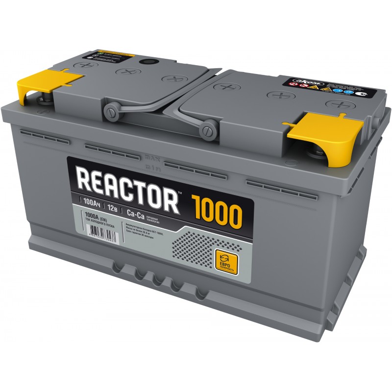 Аккумулятор REACTOR 6CT-100.0 обратная полярность