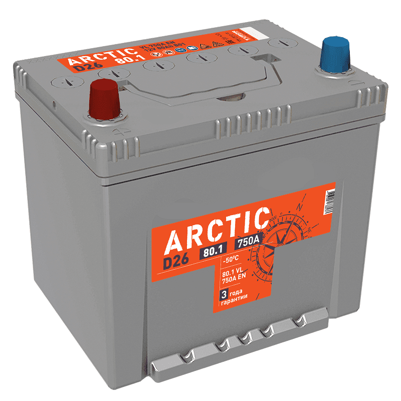 Аккумулятор ARCTIC ASIA 6СТ-80.1 VL B01