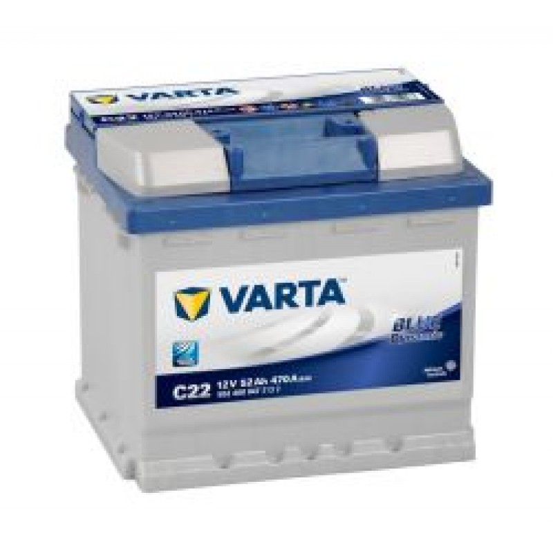 Аккумулятор VARTA Blue Dynamic C22 52 Ач (A/h) обратная полярность - 552400047