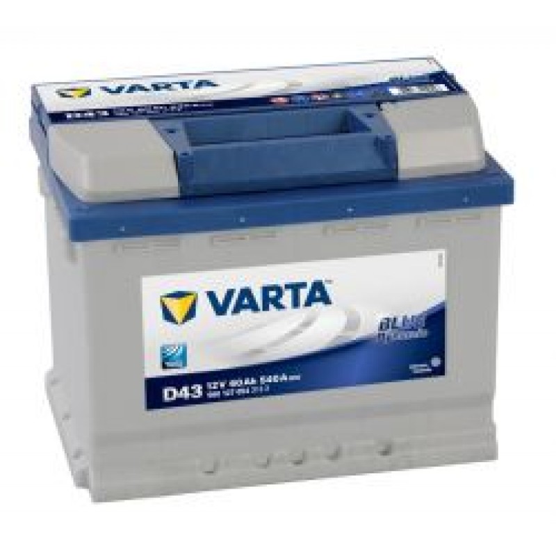 Аккумулятор VARTA Blue Dynamic D43 60 Ач (A/h) прямая полярность - 560127054