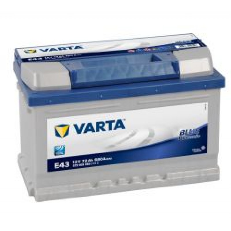 Аккумулятор VARTA Blue Dynamic E43 72 Ач (A/h) обратная полярность - 572409068